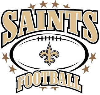 Saints Football - Single Sheet