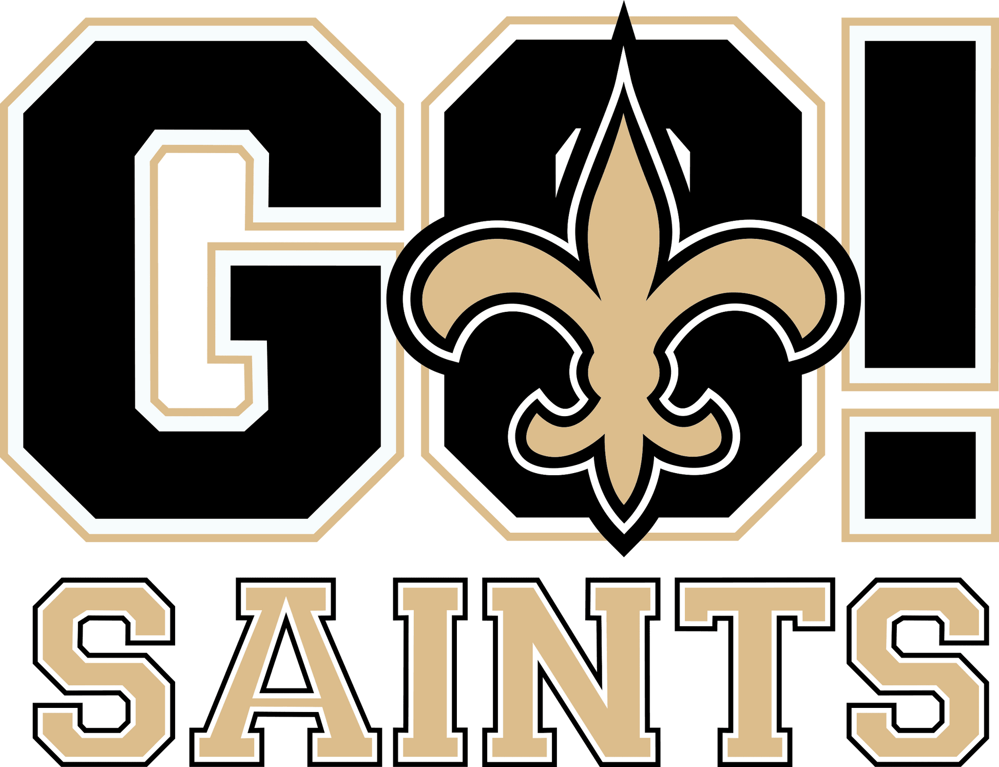 Go Saints - Single Sheet